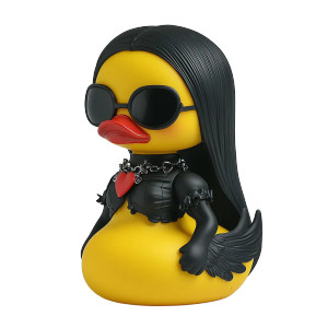Goth Girl Duck Vinyl Car Decal Sticker – Waterproof & UV-Resistant 8" Goth Girl Duck Vinyl Car Decal Sticker – Waterproof & UV-Resistant 8"