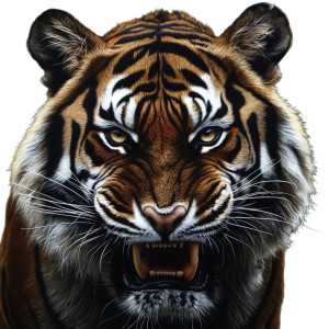 Realist Tiger Face Vinyl Car Decal Sticker – Waterproof & UV-Resistant 8" Realist Tiger Face Vinyl Car Decal Sticker – Waterproof & UV-Resistant 8"