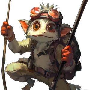 Monkey Fisherman Digimon Vinyl Car Decal Sticker – Waterproof & UV-Resistant 8"
