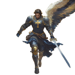 Saint Michael Triumphs Vinyl Car Decal Sticker – Waterproof & UV-Resistant 8"