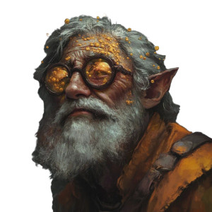 Spore-Covered Druid Vinyl Car Decal Sticker – Waterproof & UV-Resistant 8"