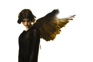 Girl With Wing Vinyl Car Decal Sticker – Waterproof & UV-Resistant 8"