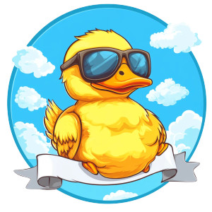 Duck Logo Sticker Vinyl Car Decal Sticker – Waterproof & UV-Resistant 8" Duck Logo Sticker Vinyl Car Decal Sticker – Waterproof & UV-Resistant 8"