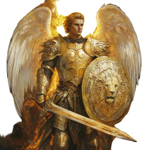 Archangel St. Michael V2 Vinyl Car Decal Sticker – Waterproof & UV-Resistant 8" Archangel St. Michael V2 Vinyl Car Decal Sticker – Waterproof & UV-Resistant 8"