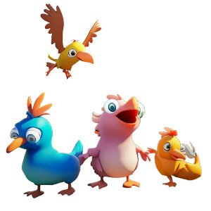 Fantastic Cute Beasts Vinyl Car Decal Sticker – Waterproof & UV-Resistant 8"