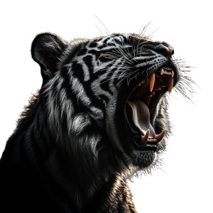 Tiger Tattoo Design Vinyl Car Decal Sticker – Waterproof & UV-Resistant 8"