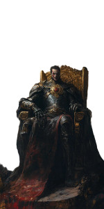 Monstrous Emperor Vinyl Car Decal Sticker – Waterproof & UV-Resistant 8"