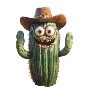 Cactus Cowboy Vinyl Car Decal Sticker – Waterproof & UV-Resistant 8" Cactus Cowboy Vinyl Car Decal Sticker – Waterproof & UV-Resistant 8"