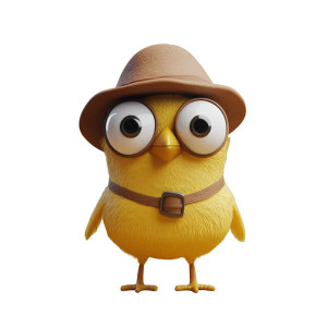 Traumatized Clay Canary Vinyl Car Decal Sticker – Waterproof & UV-Resistant 8"