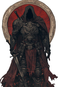 Dark Mercenary Reaper Vinyl Car Decal Sticker – Waterproof & UV-Resistant 8"