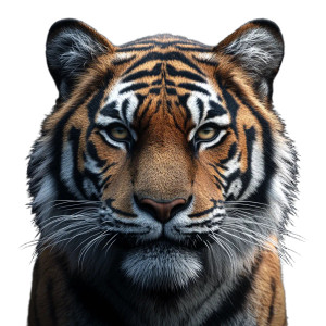 Calm Tiger Vinyl Car Decal Sticker – Waterproof & UV-Resistant 8" Calm Tiger Vinyl Car Decal Sticker – Waterproof & UV-Resistant 8"