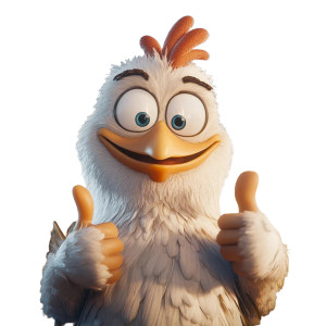 Happy Thumbs-Up Rooster Vinyl Car Decal Sticker – Waterproof & UV-Resistant 8" Happy Thumbs-Up Rooster Vinyl Car Decal Sticker – Waterproof & UV-Resistant 8"