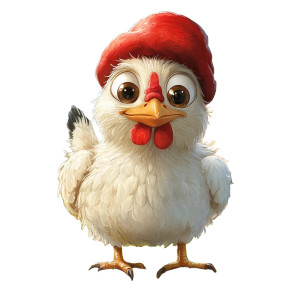 Cartoon Chicken Hat Vinyl Car Decal Sticker – Waterproof & UV-Resistant 8" Cartoon Chicken Hat Vinyl Car Decal Sticker – Waterproof & UV-Resistant 8"