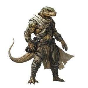 Lizardman Ranger Vinyl Car Decal Sticker – Waterproof & UV-Resistant 8"