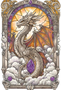 Dragon Stained Glass Vinyl Car Decal Sticker – Waterproof & UV-Resistant 8" Dragon Stained Glass Vinyl Car Decal Sticker – Waterproof & UV-Resistant 8"