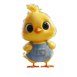 Cute Yellow Chick V3 Vinyl Car Decal Sticker – Waterproof & UV-Resistant 8" Cute Yellow Chick V3 Vinyl Car Decal Sticker – Waterproof & UV-Resistant 8"