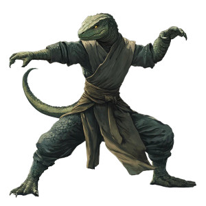 Lizardfolk Monk V2 Vinyl Car Decal Sticker – Waterproof & UV-Resistant 8" Lizardfolk Monk V2 Vinyl Car Decal Sticker – Waterproof & UV-Resistant 8"