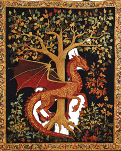 Horse Dragon Tapestry Vinyl Car Decal Sticker – Waterproof & UV-Resistant 8" Horse Dragon Tapestry Vinyl Car Decal Sticker – Waterproof & UV-Resistant 8"