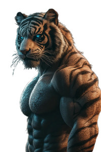 Cyberpunk Tiger God Vinyl Car Decal Sticker – Waterproof & UV-Resistant 8" Cyberpunk Tiger God Vinyl Car Decal Sticker – Waterproof & UV-Resistant 8"