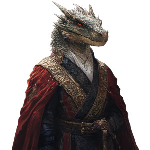 Diplomatic Asian Dragon Vinyl Car Decal Sticker – Waterproof & UV-Resistant 8"