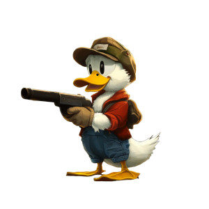 Duck Hunt Vinyl Car Decal Sticker – Waterproof & UV-Resistant 8"