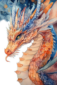 Fantasy Dragon Art Vinyl Car Decal Sticker – Waterproof & UV-Resistant 8"