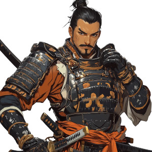 Samurai Warrior V36 Vinyl Car Decal Sticker – Waterproof & UV-Resistant 8"