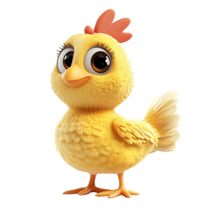 Happy Chicken Character Vinyl Car Decal Sticker – Waterproof & UV-Resistant 8" Happy Chicken Character Vinyl Car Decal Sticker – Waterproof & UV-Resistant 8"