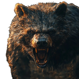 Mutated Raccoon Bear Vinyl Car Decal Sticker – Waterproof & UV-Resistant 8"