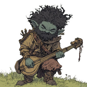 Halfling Bard Vinyl Car Decal Sticker – Waterproof & UV-Resistant 8" Halfling Bard Vinyl Car Decal Sticker – Waterproof & UV-Resistant 8"