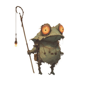 Fried Frog Vinyl Car Decal Sticker – Waterproof & UV-Resistant 8"