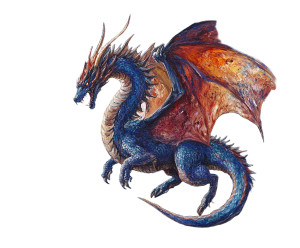 Magical Legendary Dragon Vinyl Car Decal Sticker – Waterproof & UV-Resistant 8"