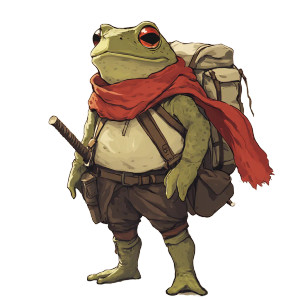 Wanderer Toad Man Vinyl Car Decal Sticker – Waterproof & UV-Resistant 8" Wanderer Toad Man Vinyl Car Decal Sticker – Waterproof & UV-Resistant 8"