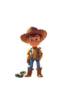 Toy Cowboy Adventure Vinyl Car Decal Sticker – Waterproof & UV-Resistant 8"