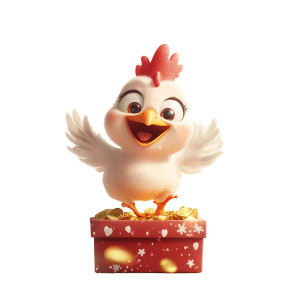 Happy Chicken Gift Vinyl Car Decal Sticker – Waterproof & UV-Resistant 8" Happy Chicken Gift Vinyl Car Decal Sticker – Waterproof & UV-Resistant 8"