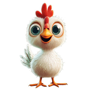 Cute Chicken V2 Vinyl Car Decal Sticker – Waterproof & UV-Resistant Cute Chicken V2 Vinyl Car Decal Sticker – Waterproof & UV-Resistant
