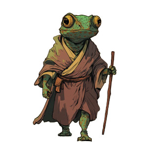 Chameleon Wanderer Vinyl Car Decal Sticker – Waterproof & UV-Resistant 8"