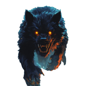 Night-Stalker Creature Vinyl Car Decal Sticker – Waterproof & UV-Resistant 8"
