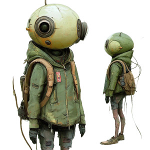 Character Design Concept Vinyl Car Decal Sticker – Waterproof & UV-Resistant 8"