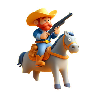 Sheriff Game Icon Vinyl Car Decal Sticker – Waterproof & UV-Resistant 8"