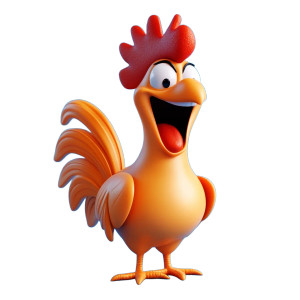 Laughing Pixar Rooster Vinyl Car Decal Sticker – Waterproof & UV-Resistant 8" Laughing Pixar Rooster Vinyl Car Decal Sticker – Waterproof & UV-Resistant 8"