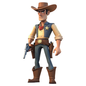 Cartoon Cowboy Model V2 Vinyl Car Decal Sticker – Waterproof & UV-Resistant 8" Cartoon Cowboy Model V2 Vinyl Car Decal Sticker – Waterproof & UV-Resistant 8"