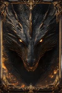 Epic Black Dragon Vinyl Car Decal Sticker – Waterproof & UV-Resistant 8"