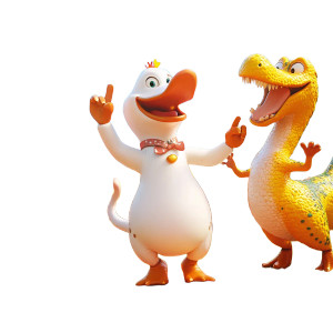 Dance Party Friends Vinyl Car Decal Sticker – Waterproof & UV-Resistant 8"