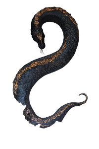 Dark Serpent Art Vinyl Car Decal Sticker – Waterproof & UV-Resistant 8"