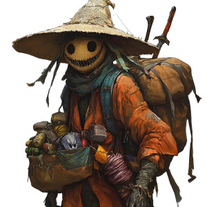 Fantasy Jester Merchant Vinyl Car Decal Sticker – Waterproof & UV-Resistant 8"