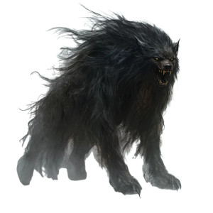 Mystical Evil Canine Vinyl Car Decal Sticker – Waterproof & UV-Resistant 8"