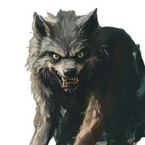 Feral Wolf Creature Vinyl Car Decal Sticker – Waterproof & UV-Resistant 8" Feral Wolf Creature Vinyl Car Decal Sticker – Waterproof & UV-Resistant 8"