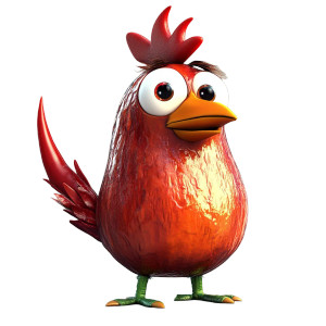 Hen Chili Hybrid Vinyl Car Decal Sticker – Waterproof & UV-Resistant 8"