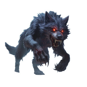 Five-Eyed Wolf Vinyl Car Decal Sticker – Waterproof & UV-Resistant 8"